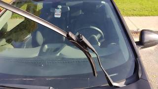 How to install, snap-in type wiper arm blade. Using a 2015 Chevy sonic, Michelin Beam Wiper Blade