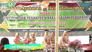 Tari Persembahan Perpisahan Kelas 9 SMP BBS