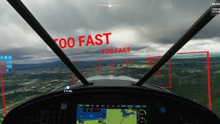 Flight Simulator 2020 - Land on KGKT Gatlinburg Pigeon Forge Airport