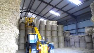 Big Square and round Bale Stacker