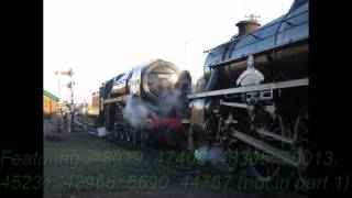 Great Central Railway 'Lostock Hall and a Few Smoking Barrels' Winter Steam Gala, 300110 part 1 of 3