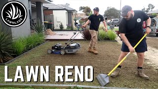 Kikuyu Lawn Renovation // Ryobi Scarifier First Thoughts