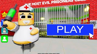 NEW!👨‍⚕️CRAZY BABY PRISON HOSPITAL RUN! (Obby) Walkthrough FULL GAME (#Roblox) #obby