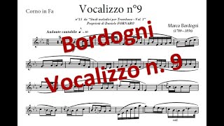 Bordogni - Vocalizzo n.9 per Corno (Vocalize #9 for french horn)