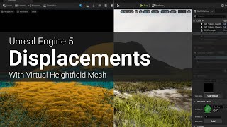 Displacements on Unreal Engine 5(UE5) Landscapes with Virtual Heightfield Mesh