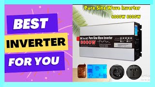 6000W 8000W Pure Sine Wave Inverter DC12V 24V 24V 48V 60V 72V