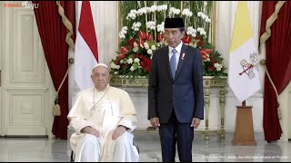 Presiden Joko Widodo | Terima Kunjungan Paus Fransiskus | Istana Merdeka