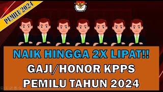 TERNYATA SEGINI GAJI KETUA DAN ANGGOTA KPPS PEMILU 2024  #gajikpps2024 #pemilu2024 #kpps #pps