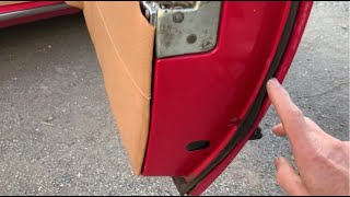 Mercedes R107 SL how to fit door seals and sill trim