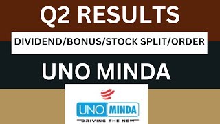 Uno minda Q2 Results 2025 | Uno minda Results Today | Uno minda Share Latest News