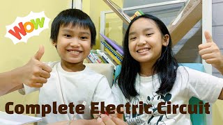 Compeleting Electric Circuit For Kids | 아이들과 만드는 재활용품 전기회로