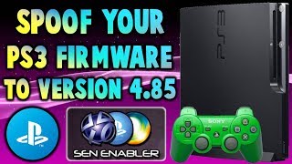 Spoof PS3 Firmware To 4.85 & Play Online! (SEN Enabler)