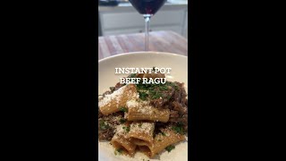 Instant Pot Beef Ragu