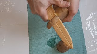 НОЖ ИЗ БАМБУКА как сделать / Bamboo knife / How to make