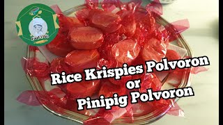 Rice Krispies Polvoron or Pinipig Polvoron/How to make rice krispies(pinipig) polvoron? #Food4Hjo