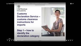 Customs clearance instructions for imports – Step 1- how to identify the declaration category