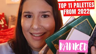 Ranking all the palette I bought in 2022! | #12daysofchristmas day 6 |Katiexobeauty