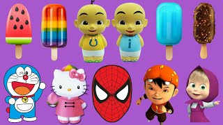 Hunting Es Krim Balon Spiderman Permen Yupi Upin Ipin Doraemon Baby Shark Ikan Hiu 54