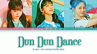 Everglow (E:U, Sihyeon, Mia) - "Dun Dun Dance (Orig. by Oh My Girl" [color coded lyrics Han/Rom/Eng]