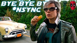 Quicksilver saves everyone in the mansion to the sound of Bye Bye Bye by *NSYNC - X-Men Apocalypse