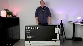 LG A1 - 55" OLED TV unter 1000 Euro! Unboxing, Aufbau, Einstellen & Vorab Test Fazit 2021 // DEUTSCH