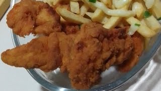 frango tipo kfc, sequinho e crocante 😋