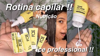 ROTINA CAPILAR | resenha linha Tame my Hair ICE professinal 💓🫧