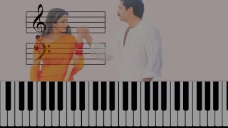 Dhevaragam movie bgm piano notes || Sisirakala song || Perfect piano || Walkband