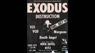 EXODUS (US-CA) The Ritz, NYC NY 7/14/1987  (AUDIO ONLY)