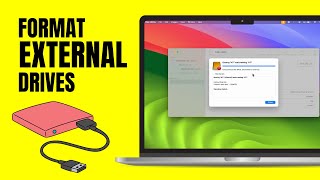 Format External Drive on Mac - MacBook USB Hard Drive/SSD Format Settings