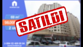 SATILDI - H.Aslanov metrosu yani, 2 otaq, 69m², 98.000 AZN, Yeni Tikili - SATILDI