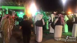 Saudi 89th national day preparation of celebrations by the youngest reporter.