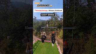 Highest Gaint Swing in Shivpuri Rishikesh #viral #shortsviral #trendingshorts #shortsfeed #shorts