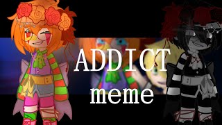 ADDICT|meme|Edit|Gacha Club|Laughing Jack|Warning Blood|