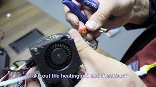 How to replace the heating rod and thermistor of QQ S PRO