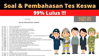 SOAL TES KESWA ( KESEHATAN JIWA) TNI/POLRI/CPNS/PPPK PART 1