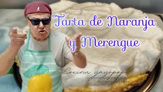 Tarta de Naranja y Merengue 🍊 | Receta Refrescante con Opciones Sin Azúcar y con Azúcar