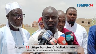 FRANCAIS Urgent !!!!!!‼️ Scandale Foncier à Ndiakhirate dans le département de Rufisque.