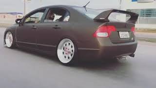 honda civic rebaixado de aro 18 😱😱😱😱 ao extremo