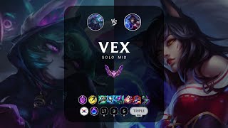 Vex Mid vs Ahri - KR Master Patch 14.8