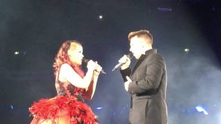 Saara Aalto & Matt Terry - Writing's On The Wall (In My Wildest Dreams concert, Hartwall Arena)