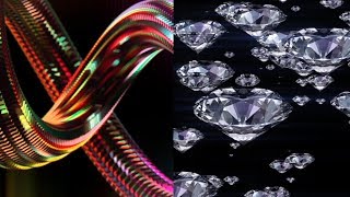 Diamonds Motion Background Loop 3D Geometric Free