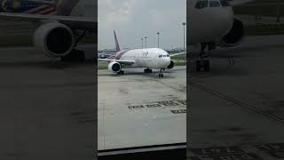 #thaiairways at Kuala Lumpur Malaysia airport park at bay #231