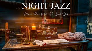 Ethereal Piano Late Night Jazz | Calm Background Music | Jazz Relaxing Music for Sleep, Work, Study