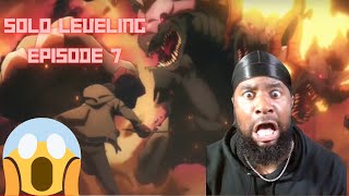 SOLO LEVELING EPISODE 7: SUNG JIN WOO VS. CERBERUS (REACTION)