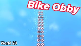 Obby But You're on a Bike (World 28) [Roblox]