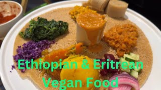 Ethiopian & Eritrean Vegan Street Food l Bricklane l London l UK 🇬🇧 l 4K