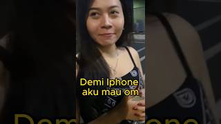 Demi iphone aku mau om #shorts