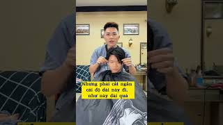 Kiểu tóc lãng t.ử cho em trai #haiphong #tocnamdep #the6776barbershop