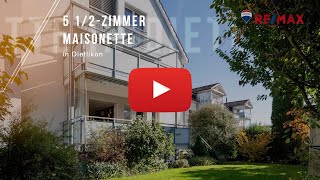 🔷ZU KAUFEN🔷 5½ Zimmer-Maisonettewohnung in 8305 Dietlikon REMAX Immobilien Rolf Wirnsberger